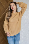 Bubbly Personality Bubble Sleeve Sweater in Wheat