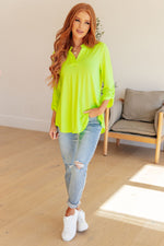 Lizzy Top in Neon Green