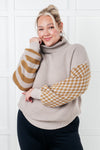 Super Seasonal Patchwork Waffle Knit Sweater