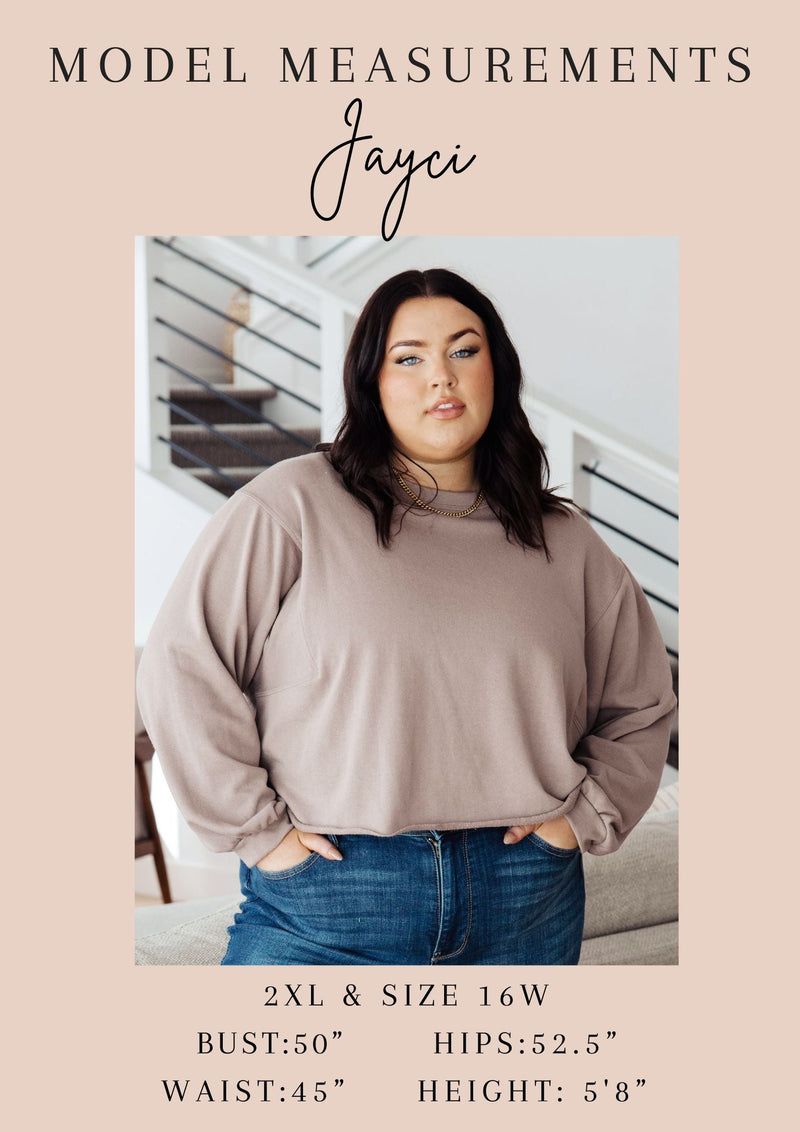 Scoop Me Up Long Sleeve Top in Ash Grey