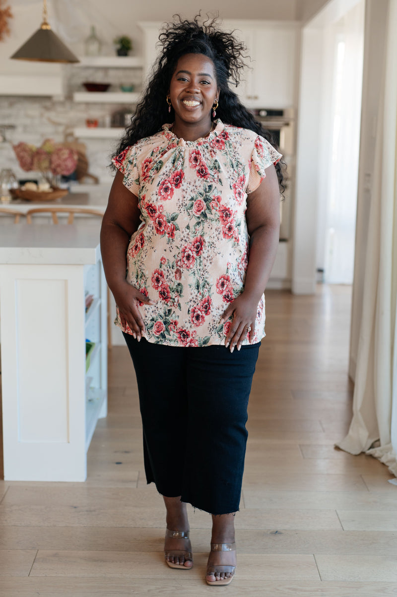 Making Me Blush Floral Top